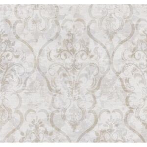Vliesové tapety, zámocký vzor bielo-hnedy, Guido Maria Kretschmer 1336220, P+S International, rozmer 10,05 m x 0,53 m