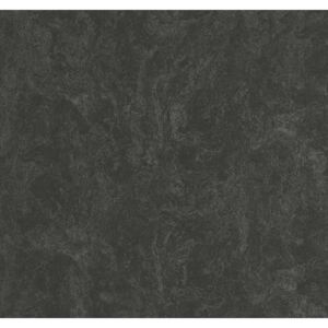 Vliesové tapety, metalická čierna, Carat 1334740, P+S International, rozmer 10,05 m x 0,53 m