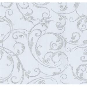 Vliesové tapety, ornament sivý, Graziosa 4211910, P+S International, rozmer 0,53 m x 10,05 m