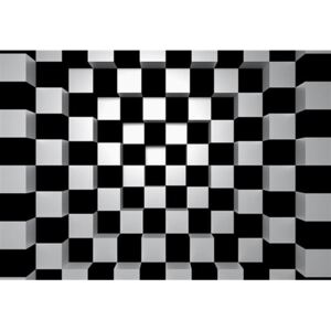 Vliesové fototapety, rozmer 366 x 254 cm, 3D šachovnice, W+G 00968