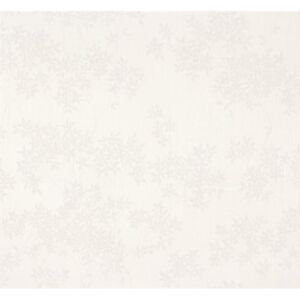 Vliesové tapety, kvety biele, Sinfonia 238530, P+S International, rozmer 10,05 m x 0,53