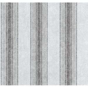 Vliesové tapety, pruhy hnedo-modré, Graziosa 4211750, P+S International, rozmer 0,53 m x 10,05 m
