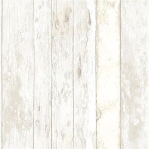 Vliesové tapety, drevené dosky s bielou patinou, Exposed PE10030, GRANDECO, rozmer 10,05 m x 0,53 m