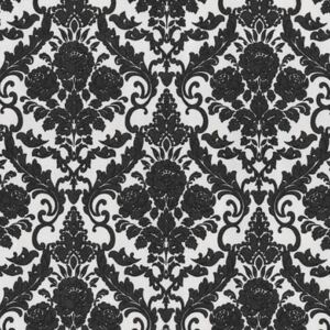 Vliesové tapety, zámocký vzor čierny, Hypnose 1339670, P+S International, rozmer 10,05 m x 0,53 m