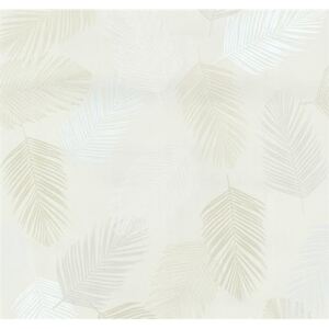 Vliesové tapety, perie biele, Infinity 1348030, P+S International, rozmer 10,05 m x 0,53 m