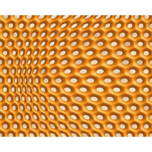Vliesové tapety, 3D vzor oranžový, Harmony in Motion by Mac Stopa 327074, A.S. Création, rozmer 10,05 m x 0,53 m