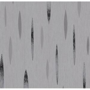 Vliesové tapety, abstrakt sivý, Polar 1352820, P+S International, rozmer 10, 05 m x 0, 53 cm