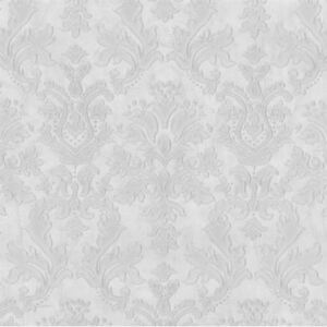Vliesové tapety, zámocký ornament bielo-sivý, Guido Maria Kretschmer II 248550, P+S International, rozmer 10,05 m x 0,53 m