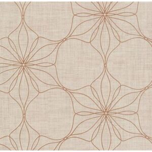 Vliesové tapety, kvety béžové, Polar 1352360, P+S International, rozmer 10, 05 m x 0, 53 cm