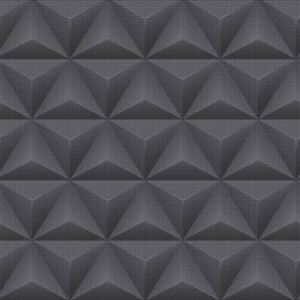 Vliesové tapety na stenu 3D geometria metalická sivá UN3303, rozmer 10,05 m x 0,53 m, GRANDECO
