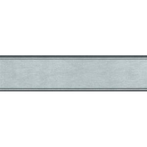 Samolepící bordura šedá, rozmer 5 m x 5 cm, IMPOL TRADE 50020