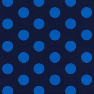 Tapety na stenu Die Maus 05213-50, modré bodky, rozmer 10,05 m x 0,53 m, P+S International