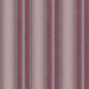 Vliesové tapety na stenu Spotlight 2 02544-20, pruhy ružovo-čierne, rozmer 10,05 m x 0,53 m, P+S International