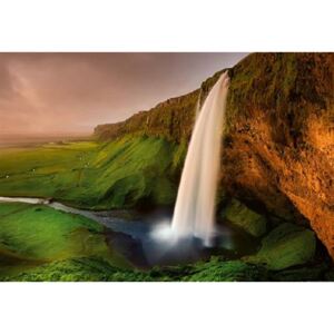 Vliesové fototapety, rozmer 368 x 254 cm, Islandský vodopád, W+G 5061-4V-1