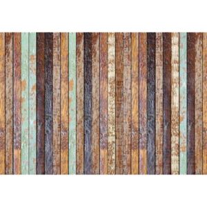 Vliesové fototapety, rozmer 368 x 254 cm, vintage drevenná stena, W+G 5192-4V-1