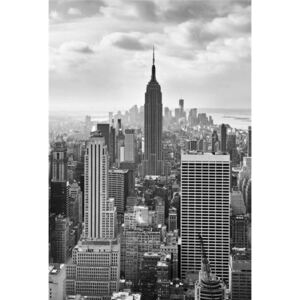 Vliesové fototapety, rozmer 124 cm x 184 cm, New York Black and White, Sunny Decor SDNW323