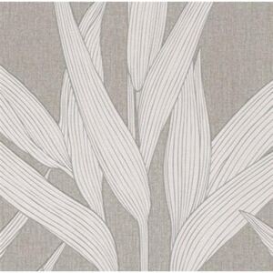 Vliesové tapety na stenu Hygge 36123-3, bambusové listy krémové, rozmer 10,05 m x 0,53 m, A.S.Création