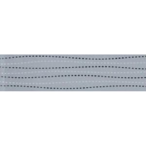Samolepiaca bordúra 50049, rozmer 5 m x 5 cm, vlnovky sivé, IMPOL TRADE