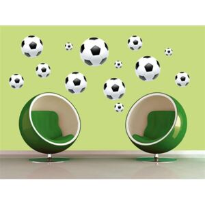 Samolepky na stenu Soccer Ball ST1 005, rozmer 50 cm x 70 cm, IMPOL TRADE