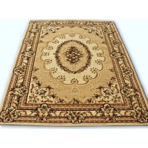 Kusový koberec klasický vzor béžový, Velikosti 60x100cm