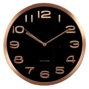 Karlsson KA5578BK Designové nástenné hodiny, 29 cm
