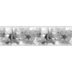 AG Art Samolepiaca bordúra Orchidey, 500 x 14 cm