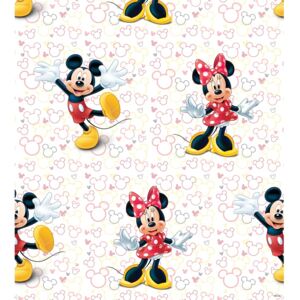 AG Art Detská fototapeta Mickey a Minnie, 53 x 1005 cm