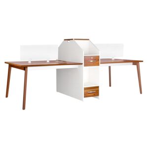 Kancelársky stôl, pre 4 osoby Evolutio B305-4