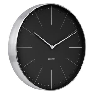 Karlsson 5681BK Designové nástenné hodiny, 38 cm