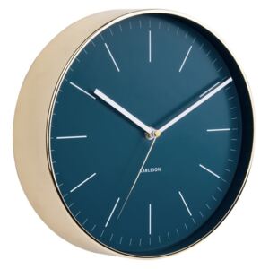 Karlsson 5695BL Designové nástenné hodiny, 28 cm