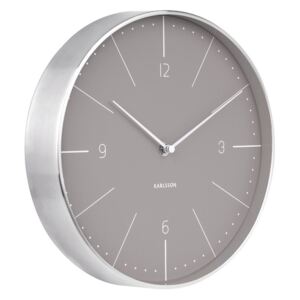 Karlsson 5682GY Designové nástenné hodiny, 28 cm