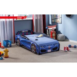 Cilek Detská posteľ auto 70x130 cm Spyder modrá