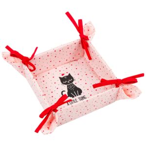 Trade Concept Textilný košík Mačka, 34 x 34 cm