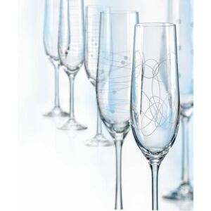 Mäser 6-dielna Sada pohárov na šampanské Elements Flauta