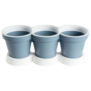 PARKSIDE® Trojitý kvetináč na bylinky (modrá), modrá (100322391)