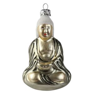 Sklenená ozdoba Budha