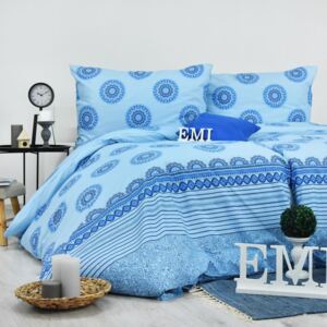 Obliečky bavlnené Circle modré EMI