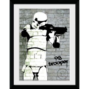 Rámovaný Obraz - Stormtrooper - Spray