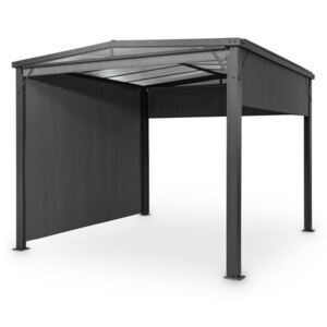 Blumfeldt Pantheon Cortina Solid Sky, pergola, prístrešok, 3x3m, polykarbonát, sivá