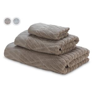Luxusný set uterákov Dormeo, 3 ks, sivá