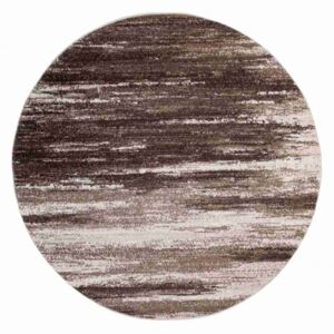 Kusový koberec Agap hnedý 2 kruh, Velikosti 180x180cm
