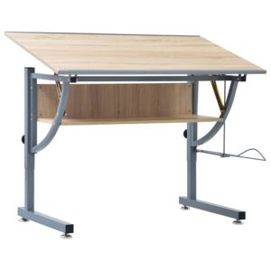 Kresliaci stôl pre dospievajúcich dub 110x60x87 cm MDF