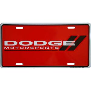 Americká ŠPZ Dodge Motorsports Red