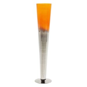 KARE DESIGN Sada 2 ks − Váza Melange 81 cm - oranžová