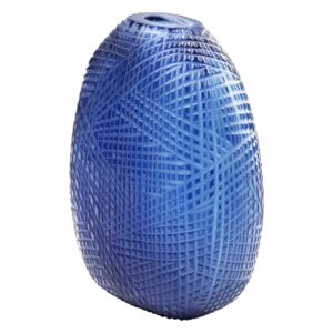 KARE DESIGN Sada 2 ks − Váza Harakiri Blue 25 cm