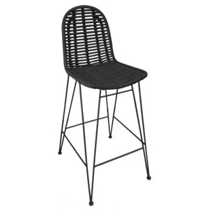 SIT MÖBEL Barová stolička RATTAN – 49 × 60 × 110 cm