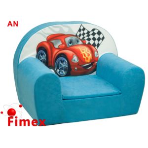 Detské kresielko FIMEX auto modré