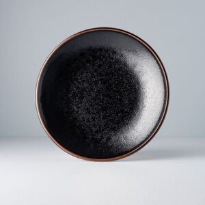 MADE IN JAPAN Guľatý tanier Tenmokku 25 cm