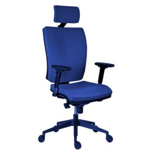 ANTARES Kancelárska pracovná stolička 1580 GALA Plus PDH ECONOMY - modrá