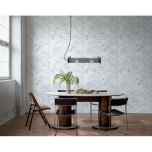 Vliesová tapeta Mr Perswall - Modern Marble - Classic White 360 x 265 cm